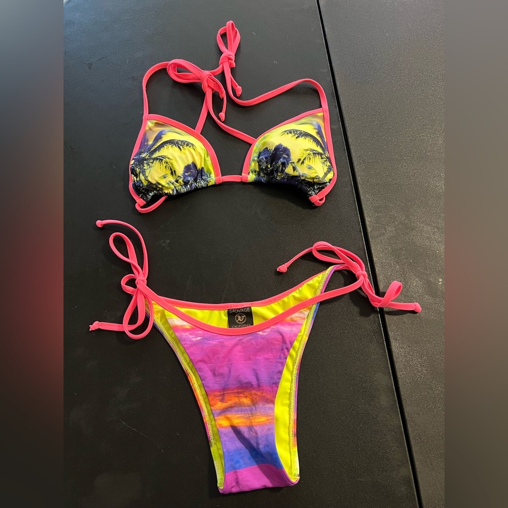 Sauvage Hawaiian Sunset swimsuit bikini